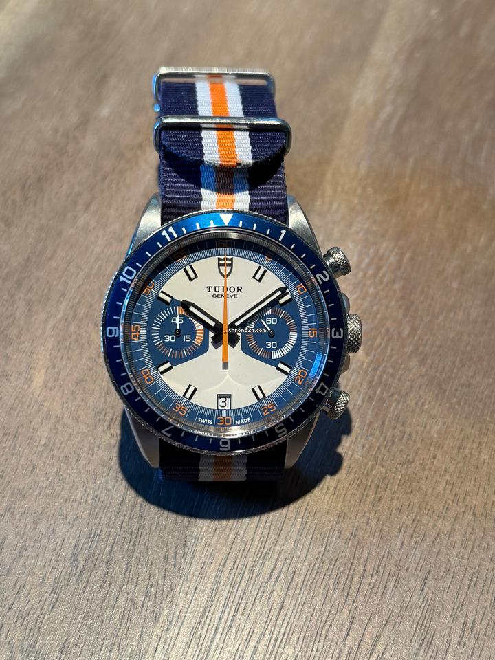 Tudor Heritage Chrono Blue