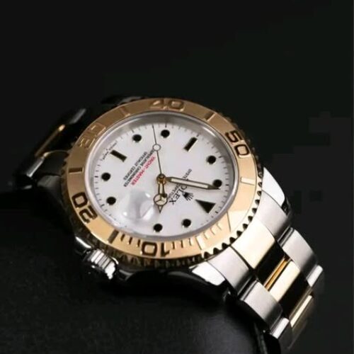 Rolex Yacht-Master 40mm White Dial Two-Tone Yellow Gold & Steel Oyster Bracelet 16623 | 2005 Full Set