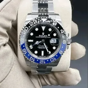 Rolex GMT-Master II "Batman" 40mm Black Dial Black & Blue Cerachrom Bezel Oyster Bracelet 126710BLNR | 2025 Mint Full Set