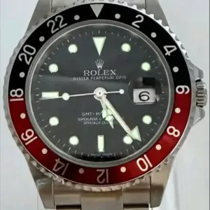 Rolex GMT-Master II "Coke" 40mm Black Dial Red & Black Aluminum Bezel Oyster Bracelet 16710 | 2007 Last Production Year Full Set — Freshly Serviced