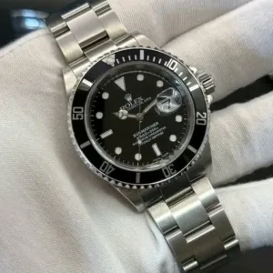 Rolex Submariner Date 40mm Black Dial Black Aluminum Bezel "Double-Serial" Oyster Bracelet 16610 | 2008 M-Serial Full Set — Final Generation Before Ceramic