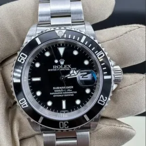 Rolex Submariner Date 40mm Black Dial Black Aluminum Bezel Oyster Bracelet 16610 | Acquired via Rolex Certified Pre-Owned February 2025 — Rolex-Backed Warranty